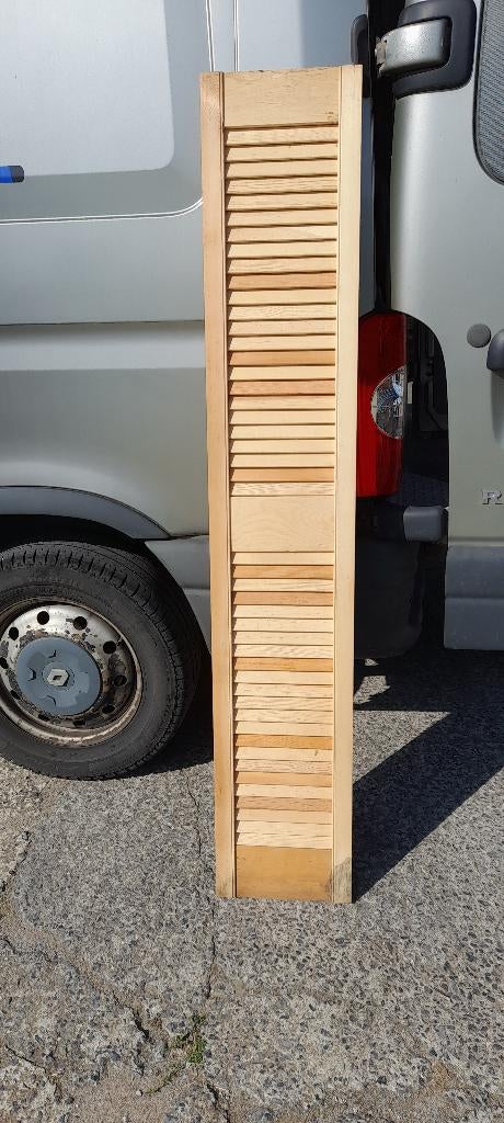 louvre deuren, Ophalen, Gebruikt, Hout, Overige typen