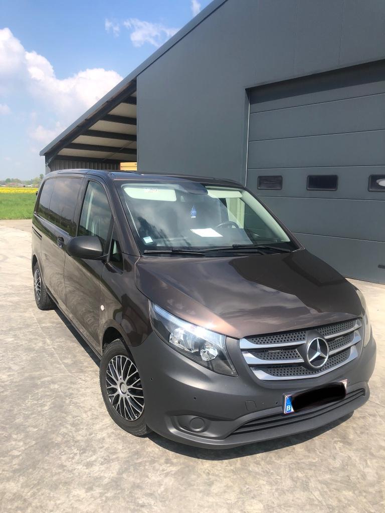 Mercedes vito 109 cdi, Auto's, Voorwielaandrijving, Stof, Bruin, 5 deurs