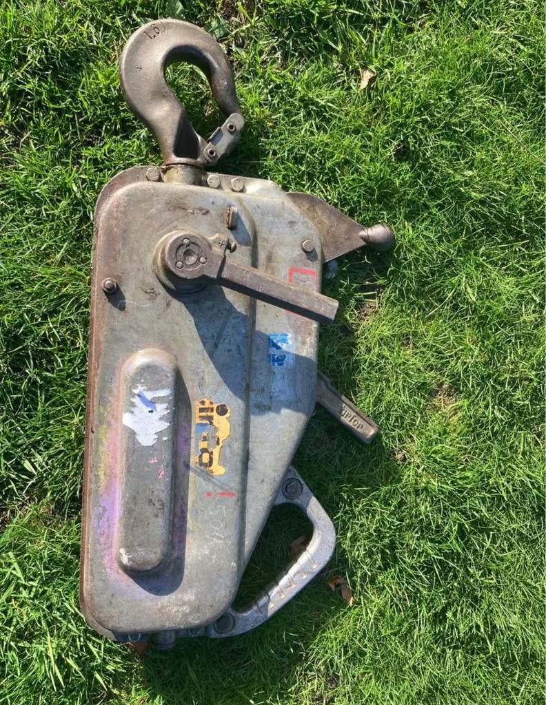 Tirfor TU-16 met staalkabel 20m, Doe-het-zelf en Bouw, Ophalen, Gebruikt