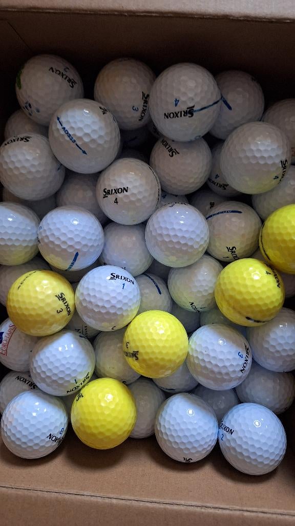 75 Srixon AD333 golfballen, Sport en Fitness, Golf, Ophalen of Verzenden, Zo goed als nieuw, Bal(len)