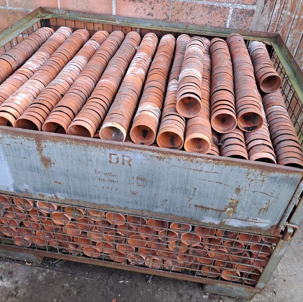 Potten potjes oude stenen potjes decoratie, Ophalen