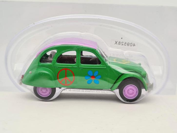Citroën 2CV (groen) - Norev 1/43, Hobby en Vrije tijd, Modelauto's | 1:43, Zo goed als nieuw, Auto, Norev, Verzenden