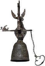 grote bronskleurige muurbel., Ophalen of Verzenden