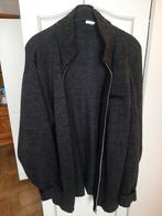 Warme Marca cardigan vest XXL met rits donkergrijs, Kleding | Heren, Kostuums en vesten, Ophalen of Verzenden