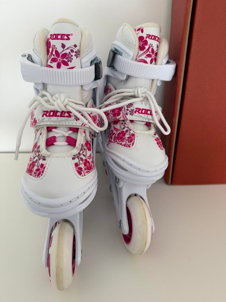 Roces Compy 8.0 Skeelers Meisje (White/Violet - 30-33), Ophalen, Zo goed als nieuw, Roces