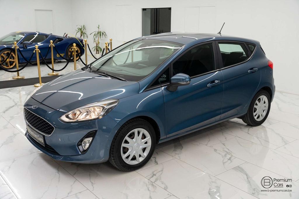 Ford Fiesta 1.0 ecoboost Benzine! Cool & connect Cruise! 85p, Gebruikt, Blauw, Bedrijf, 5 deurs