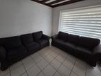 2x IKEA EKTORP 3-zitsbank - Hillared antraciet - Goede staat, Huis en Inrichting, Ophalen, Gebruikt, Stof, Klassiek/landelijk