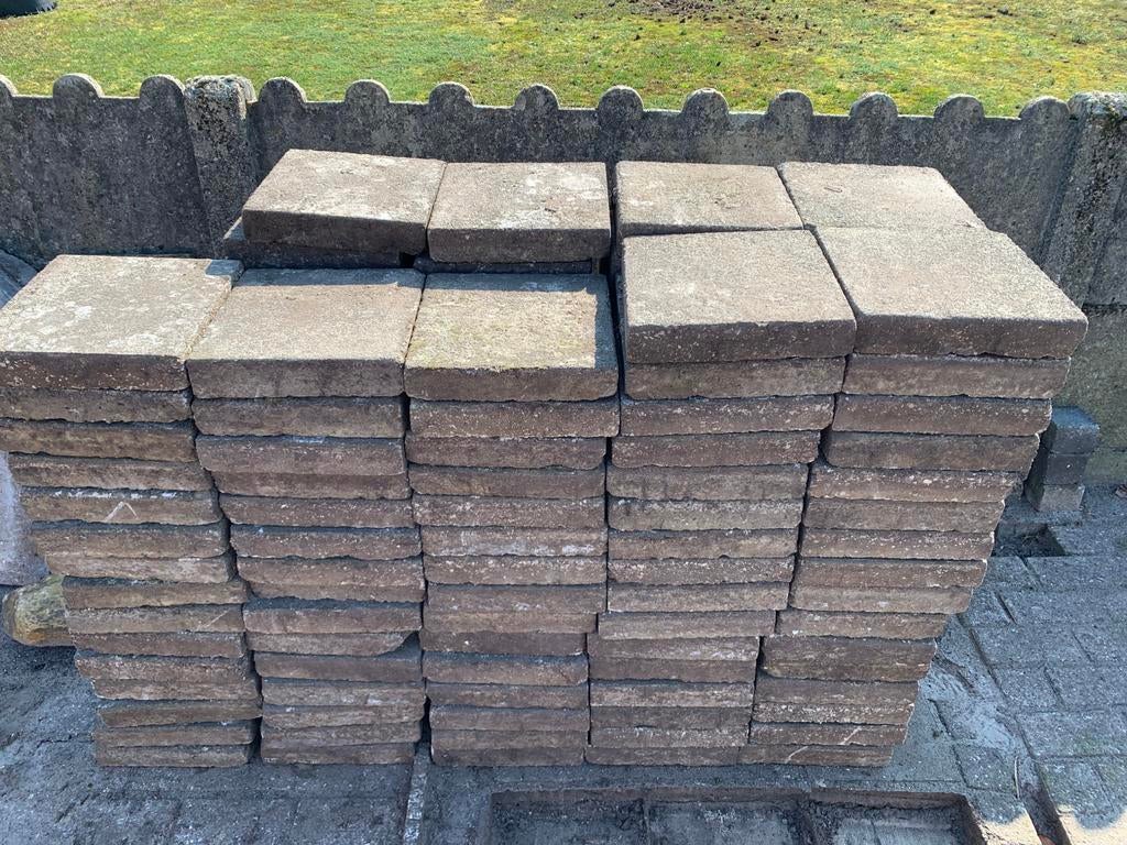 Terrastegels, Ophalen, Gebruikt, Terrastegels