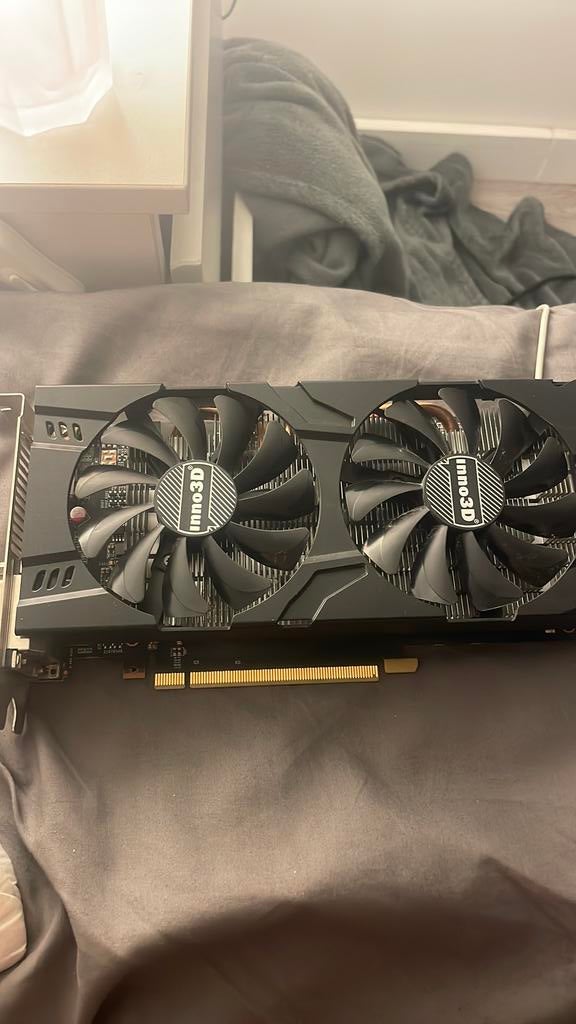 Gtx 1060 6gb van inno 3D, Informatique & Logiciels, Cartes vidéo, Enlèvement ou Envoi, Comme neuf