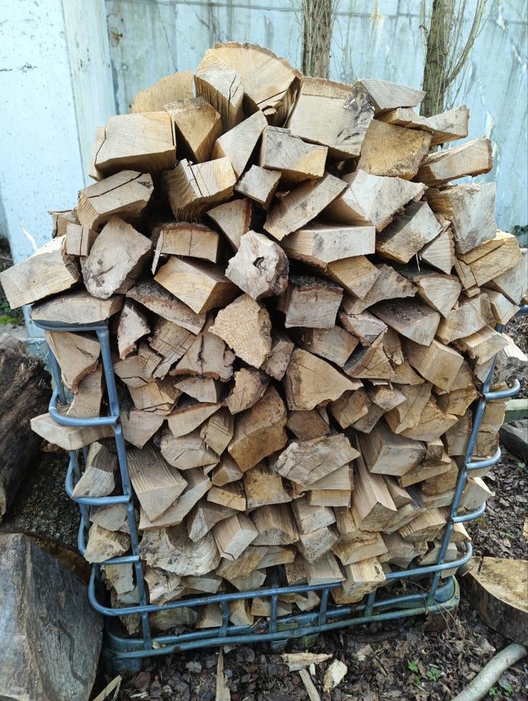 Brandhout Eik Beuk gekliefd, Tuin en Terras, Brandhout, Ophalen of Verzenden