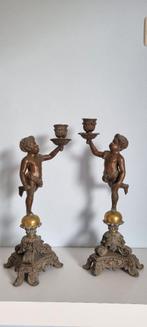 Engeltjes kandelaars, Antiek en Kunst, Ophalen