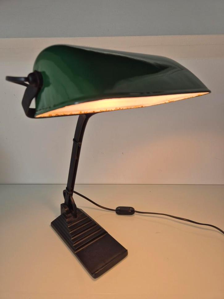 Antieke bureau, notarislamp ERPE, Huis en Inrichting, Lampen | Tafellampen, Ophalen of Verzenden