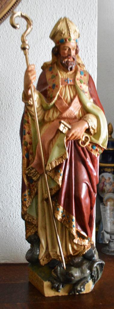 St Servaas (of Servatius ) 54 cm, Antiek en Kunst, Antiek | Religieuze voorwerpen, Ophalen of Verzenden