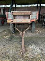 Oude platte wagen/beerkar/ mestkar, Ophalen