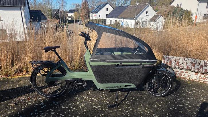 Lovens Explorer 65 Moss Green (Ex-Lease), Vélos & Vélomoteurs, Vélos | Vélos avec bac, Utilisé, Autres marques, 2 enfants, Électrique