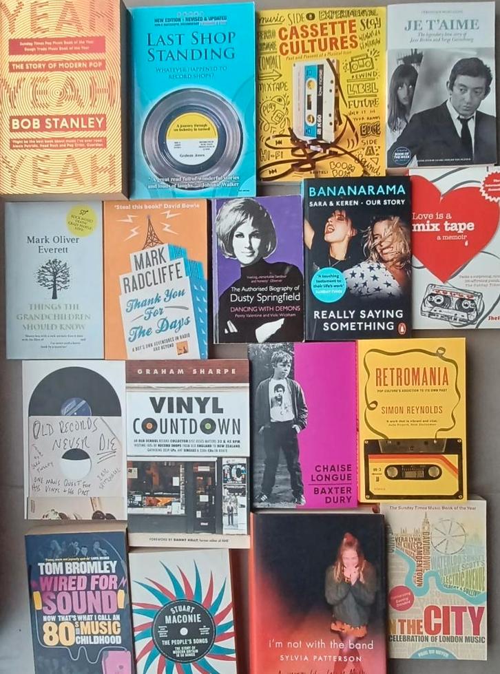 17 Engelstalige boeken over popmuziek// in goede staat //, Livres, Musique, Enlèvement ou Envoi