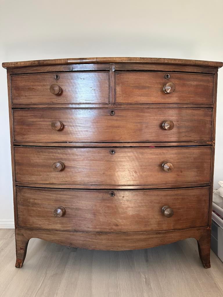 Tres jolie Commode ancienne en bois plaqué acajou, Enlèvement, Utilisé