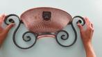 Applique murale en fer forgé et terre cuite, Maison & Meubles, Enlèvement ou Envoi, Neuf, Artisanal