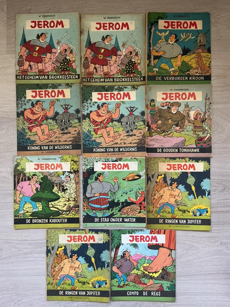 Strips Jerom oude eerste drukken, Boeken, Ophalen, Gelezen