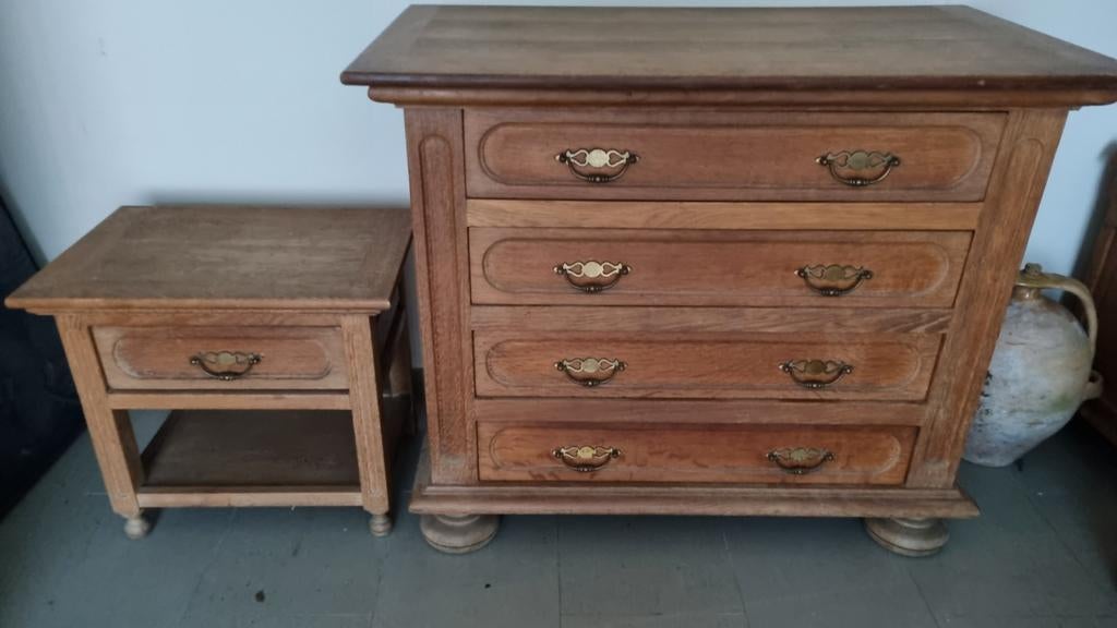 Ladekast commode, 3 of 4 laden, Ophalen, Gebruikt, Eikenhout