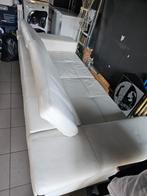 Witte leren zetels, Huis en Inrichting, Ophalen