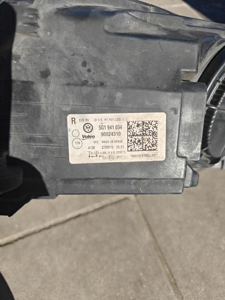 Phares avant Bi-Xénon DLA VW Golf 7 (5G1941033 / 5G1941034), Autos : Pièces & Accessoires, Éclairage, Volkswagen, Utilisé, Enlèvement