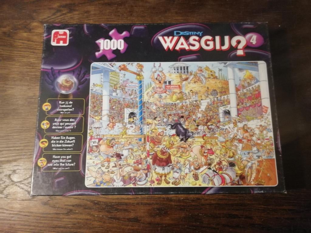Puzzel Jumbo 1000 stukjes Wasgij destiny 4, Ophalen of Verzenden, 500 t/m 1500 stukjes, Gebruikt, Legpuzzel