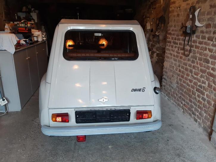 2CV Dyane 6, Autos, Citroën, Particulier, 2CV, Essence, 5 portes, Boîte manuelle, Beige, Brun, Cuir synthéthique, Enlèvement