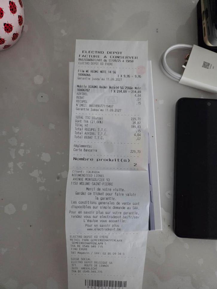 REDMI NOTE 14 5G, Télécoms, Téléphonie mobile | Samsung, Enlèvement