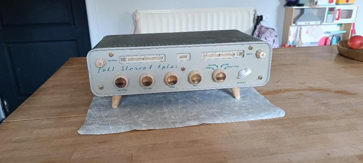 MBLE 4-4 Full Stereo Plus1960's Tube amplifier PHILIPS, TV, Hi-fi & Vidéo, Amplificateur à lampes, Tube ou Tubes, Enlèvement ou Envoi