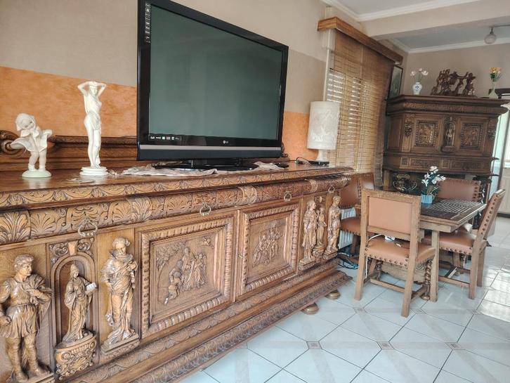 Armoires Anciennes Néo-Renaissance – Sculpture Flamande, Antiquités & Art, Antiquités | Meubles | Armoires, Enlèvement