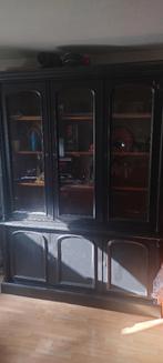 vitrinekast, Huis en Inrichting, Kasten | Vitrinekasten, Ophalen, Gebruikt, 200 cm of meer, Eikenhout