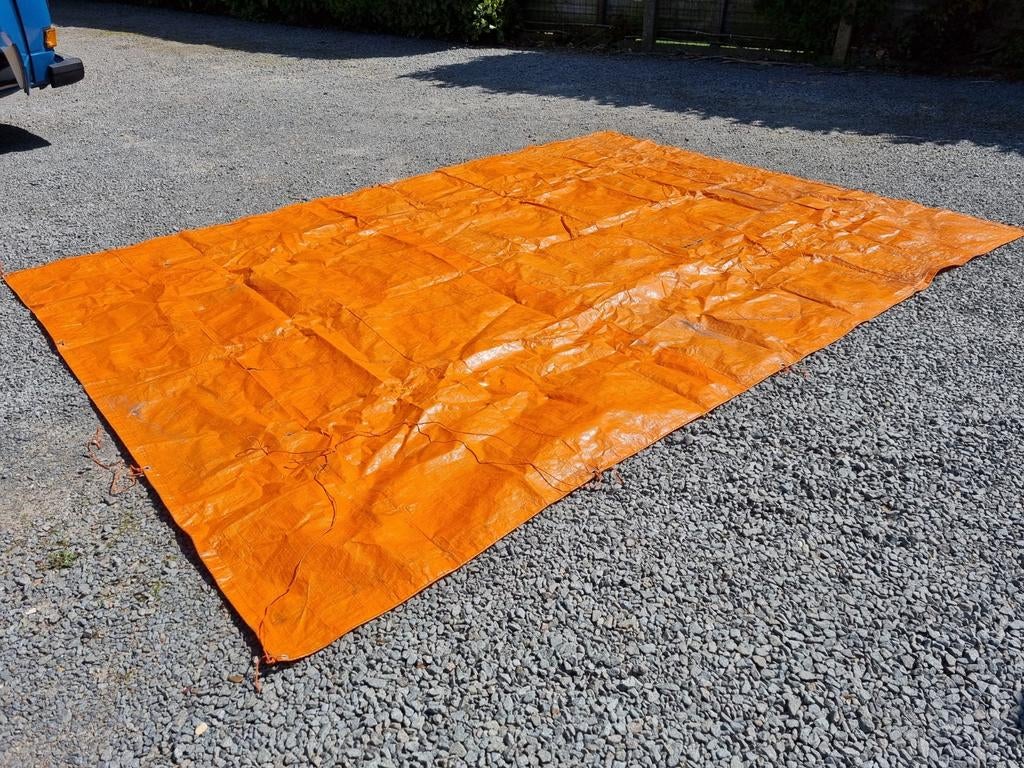 Afdekzeil, 3x4 meter., Ophalen, Gebruikt, Zeil