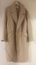 Beige lange jas van H&M maat XXL, Kleding | Dames, Grote Maten, Ophalen, Zo goed als nieuw, Beige
