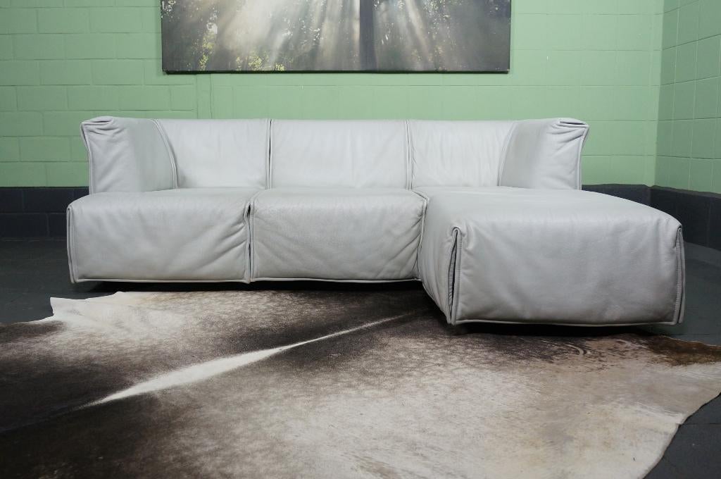 Vintage Cassina Cardigan Vico Magistretti leer jaren 70, Huis en Inrichting, Zetels | Zetels, Vintage design, 125 tot 150 cm, Hoekbank