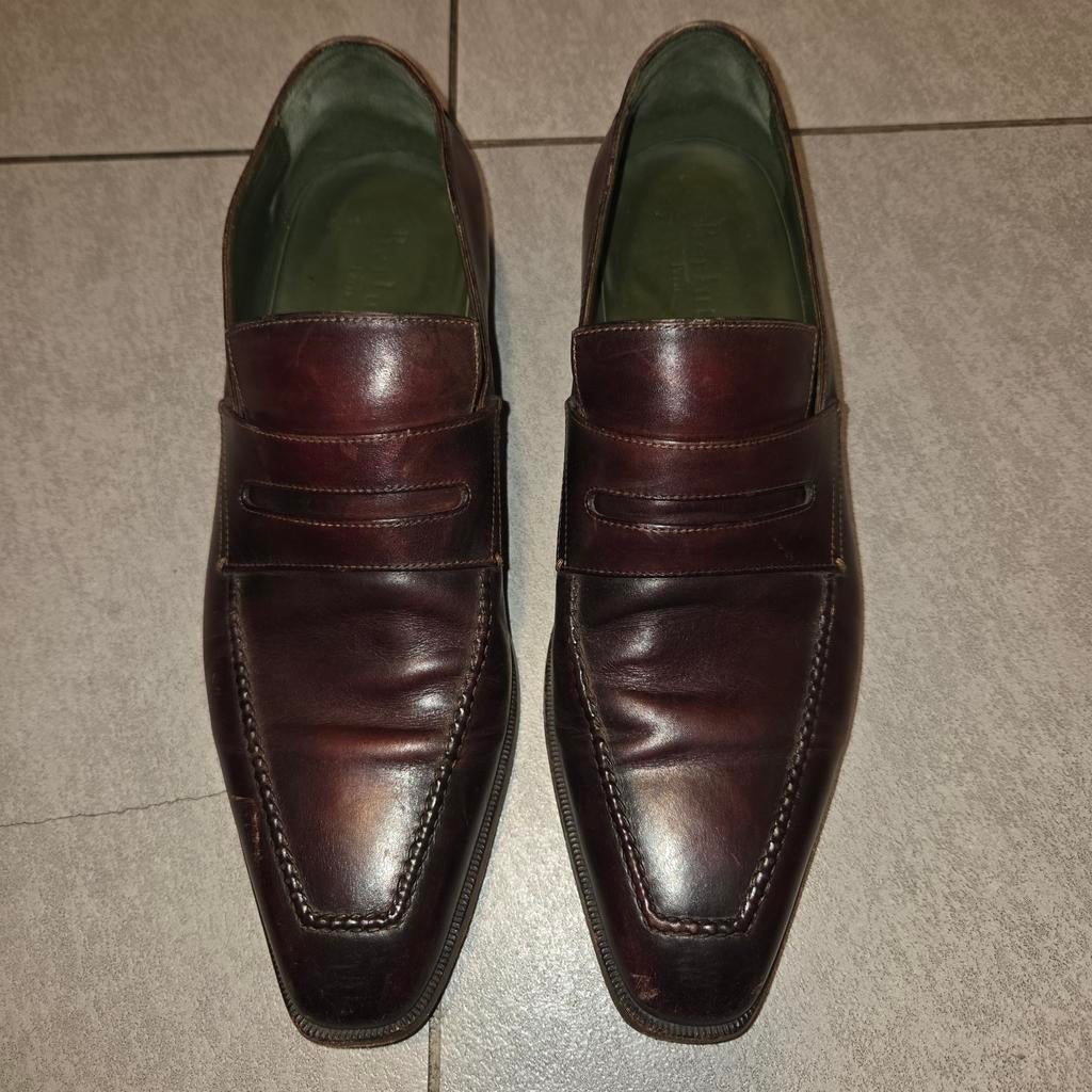 Chaussure berluti authentique cuir véritable ( voir photos ), Enlèvement