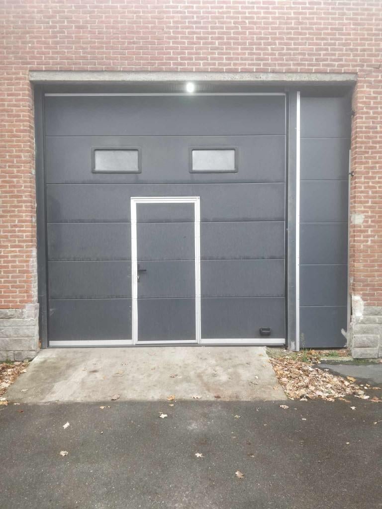 Porte sectionnelle avec porte piétonne, Bricolage & Construction, Enlèvement, Utilisé, Autres types, 225 cm ou plus