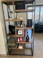 Metaal met mango hout, Huis en Inrichting, Ophalen, Zo goed als nieuw