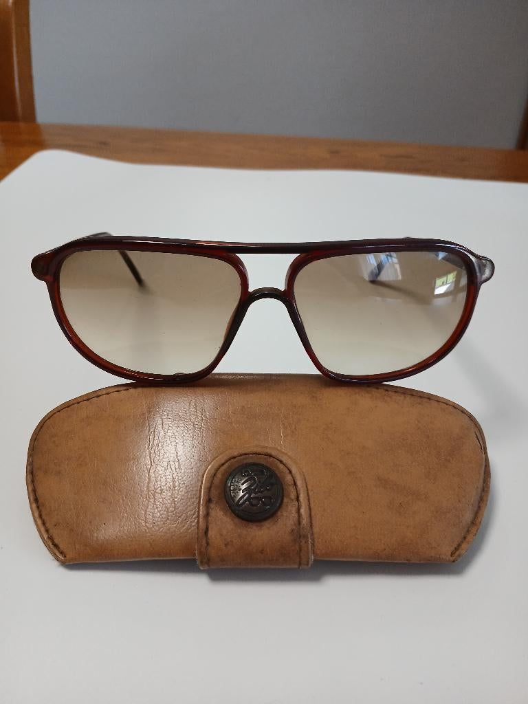 lunettes solaires VINTAGE année 1973 très rares., Autres marques, Comme neuf, Brun, Enlèvement