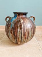 Grand vase en grès flammé 4 anses, Roger Guérin, Antiquités & Art, Enlèvement ou Envoi
