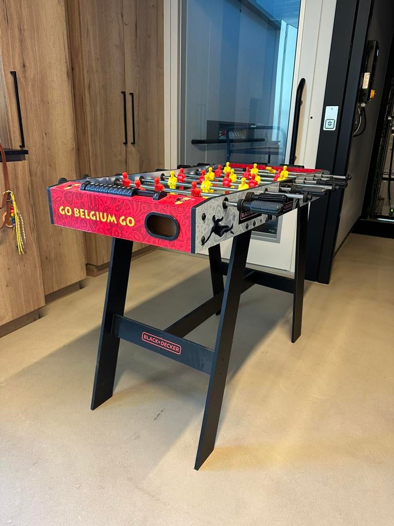 Kickertafel, Ophalen, Gebruikt