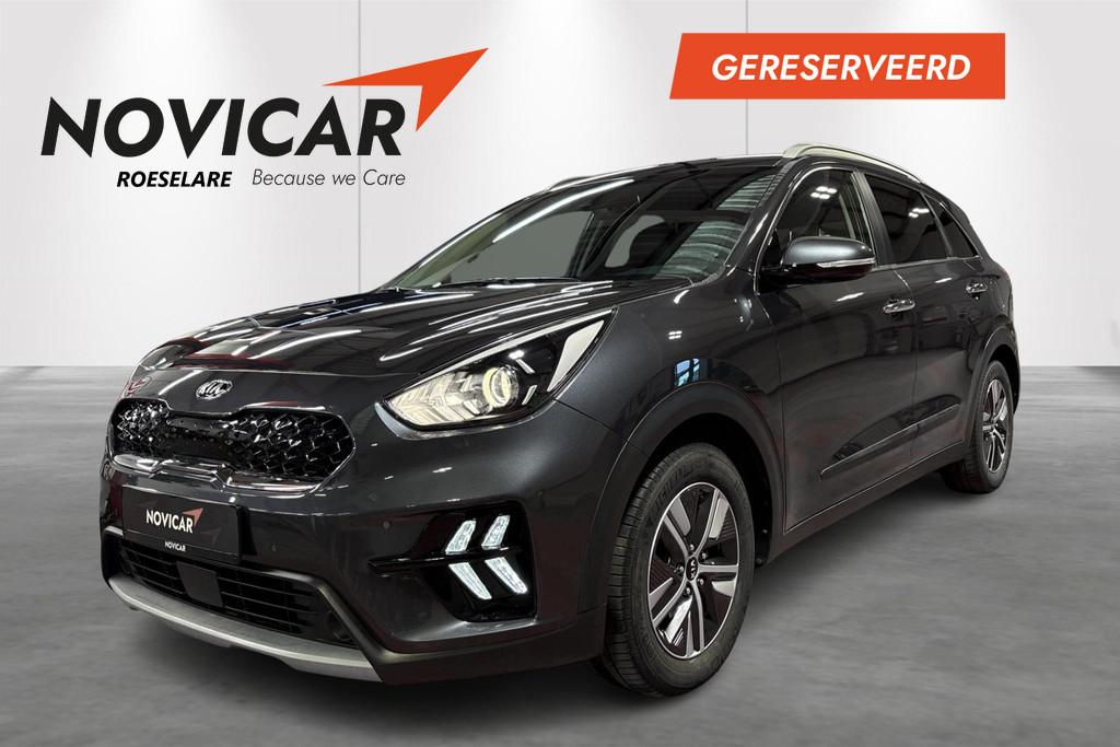 Kia Niro 1.6 HEV + GPS + CAMERA + TREKHAAK (automatique), Autos, Kia, Argent ou Gris, 2 kWh, 86 g/km, 5 portes