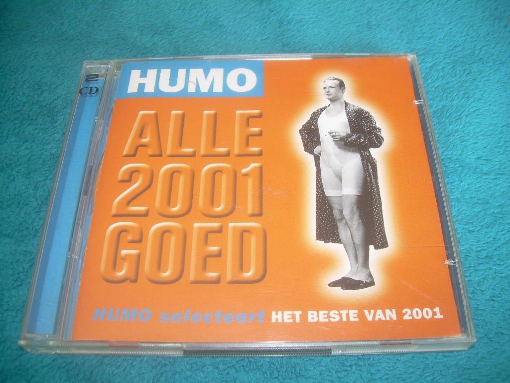 2 CD S - HUMO - ALLE 2001 GOED - HET BESTE, Cd's en Dvd's, Cd's | Verzamelalbums, Ophalen of Verzenden, Zo goed als nieuw, Pop