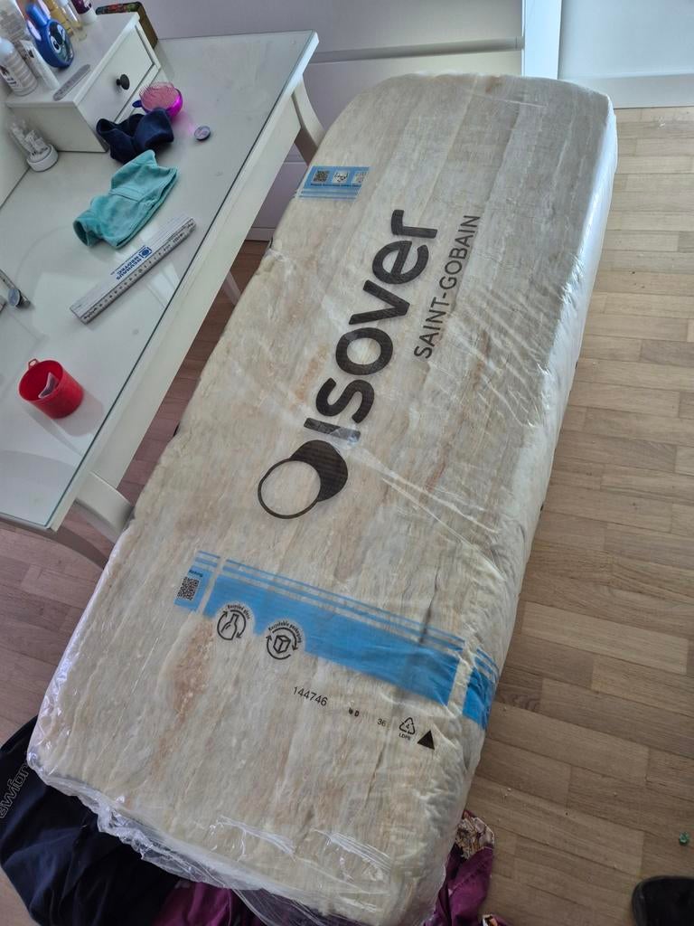 Isover sonepanel 50mm, 2 pakken, Bricolage & Construction, Isolation & Étanchéité, Laine de verre, Isolation de toiture, Enlèvement