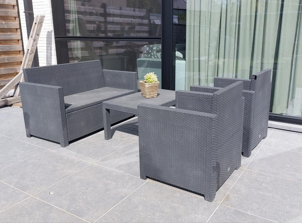 Tuinset Allibert inclusief kussens, Jardin & Terrasse, Ensembles de jardin, Enlèvement, Salons de jardin