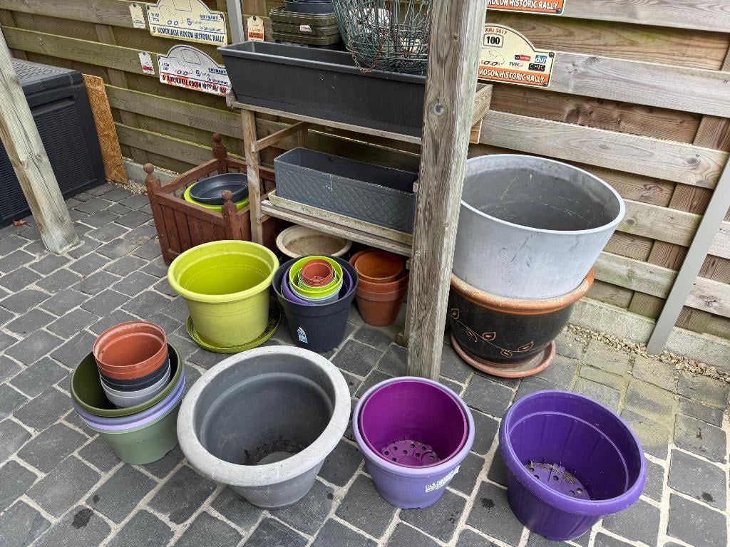 Bloempotten, Tuin en Terras, Ophalen, Gebruikt