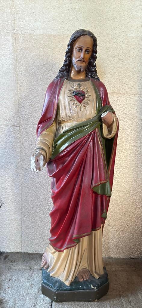 Heilig Hart beeld in plaaster, Ophalen