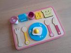 Puzzel houten ontbijtset, Kinderen en Baby's, Speelgoed | Kinderpuzzels, Ophalen, Gebruikt, Van hout