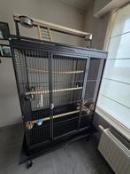 cage à perroquets, Enlèvement, Comme neuf, Métal, Cage à oiseaux