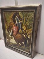 Schilderij met franse ridder, Enlèvement